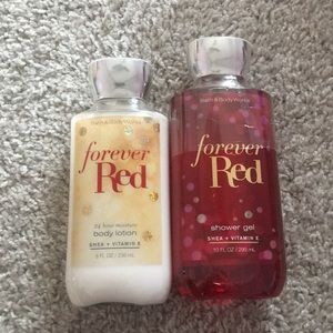 New Bath and Body Works Forever Red Set